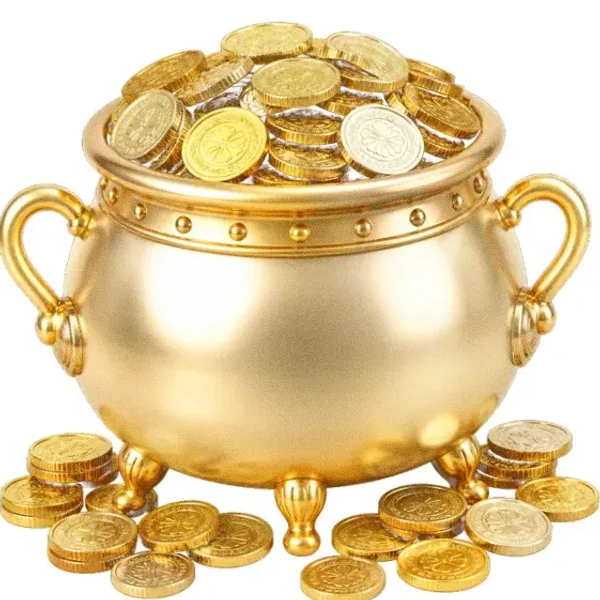 Coin-filled cauldron — Incognito