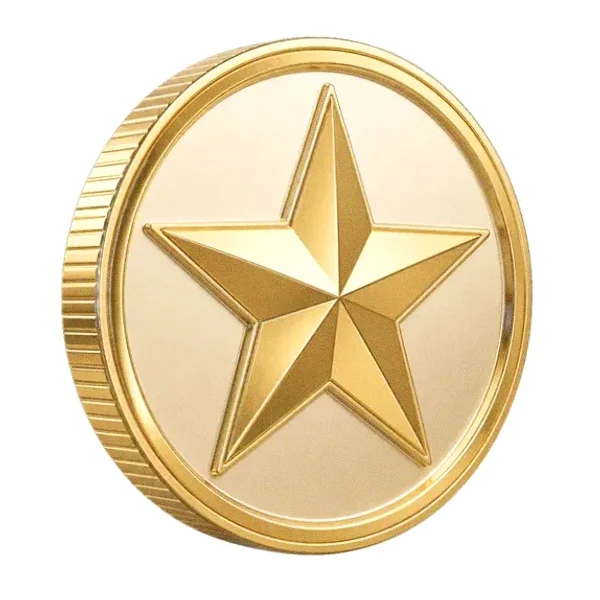 Star-emblem coin — Incognito