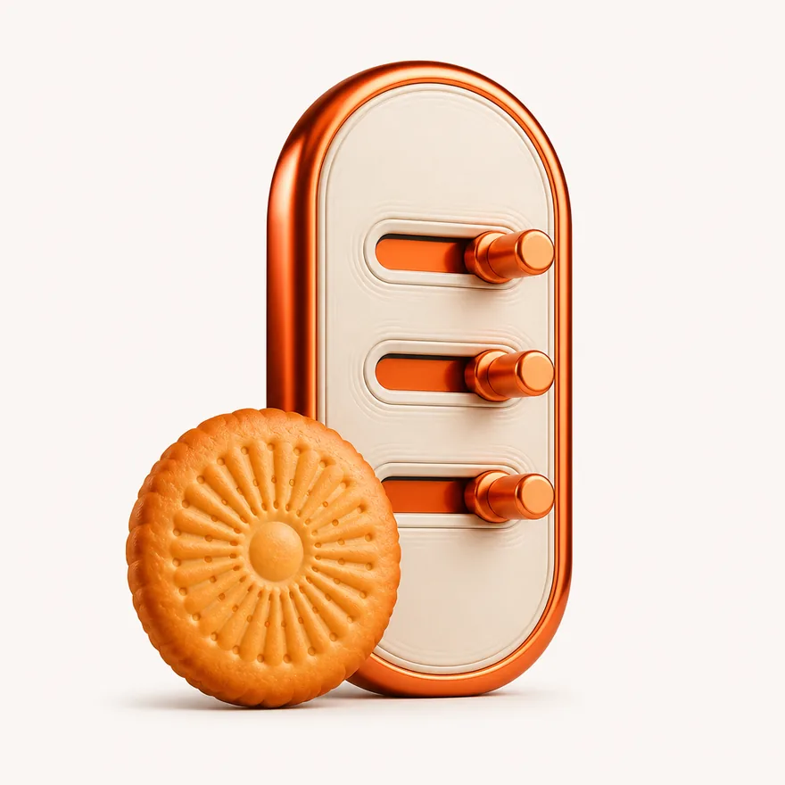 Biscuit with toggle panel — Incognito