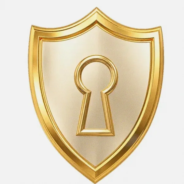 Shield with keyhole — Incognito