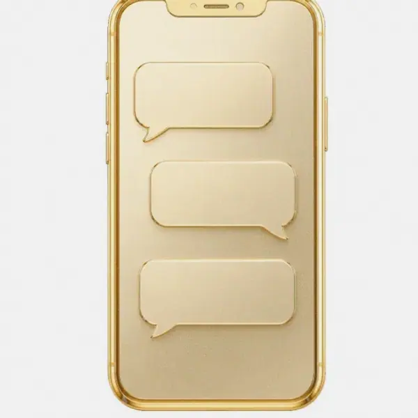 Smartphone with chat bubbles — Incognito
