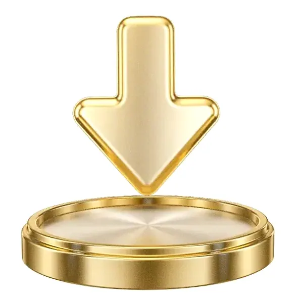 Downward arrow button — Incognito