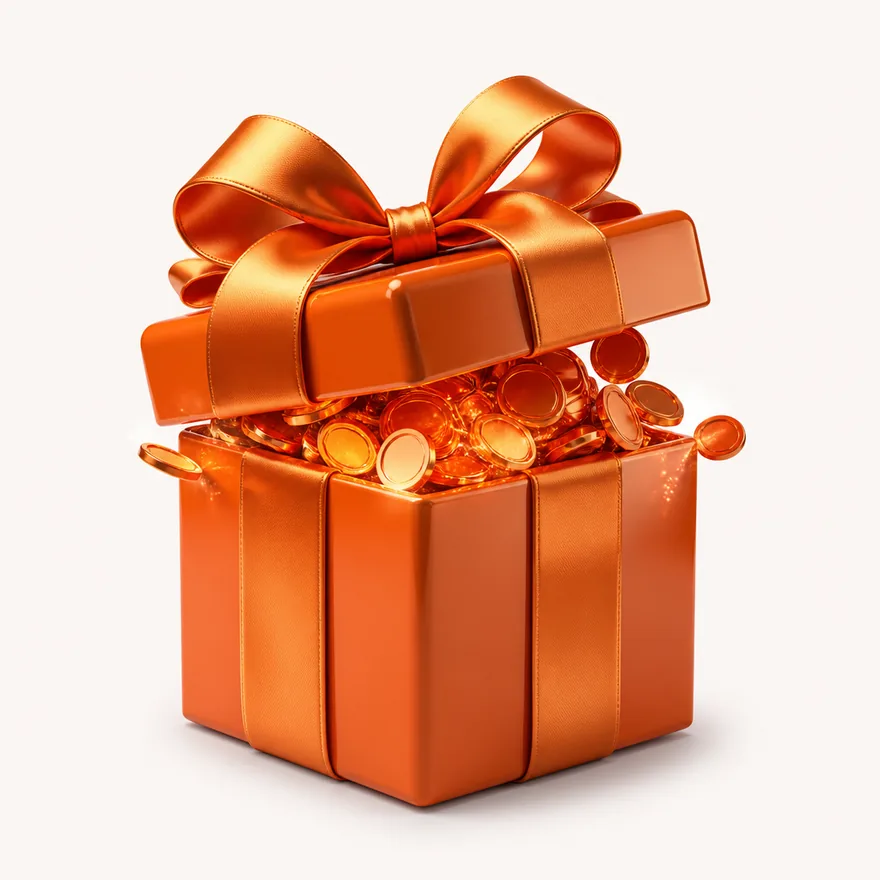 Ribbon-tied gift box — Incognito