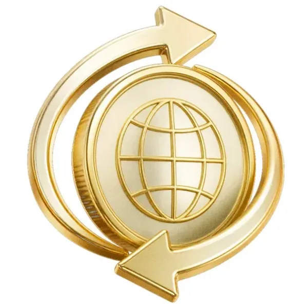 Coin with arrows — Incognito