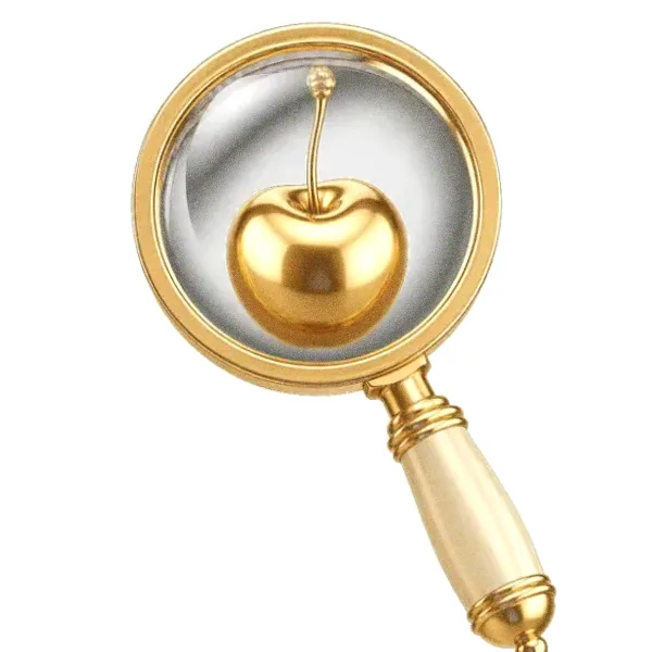 Cherry magnifying glass — Incognito