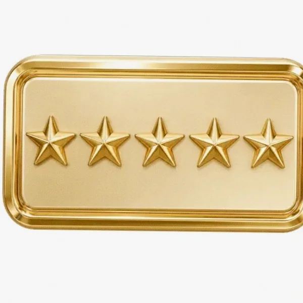 Five-star rating plaque — Incognito