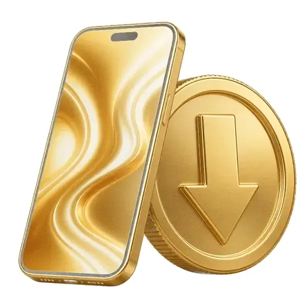 Smartphone and coin — Incognito