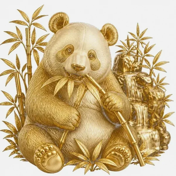 Panda eating bamboo — Incognito