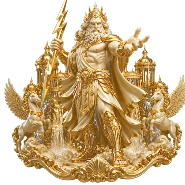 Zeus with lightning — Incognito