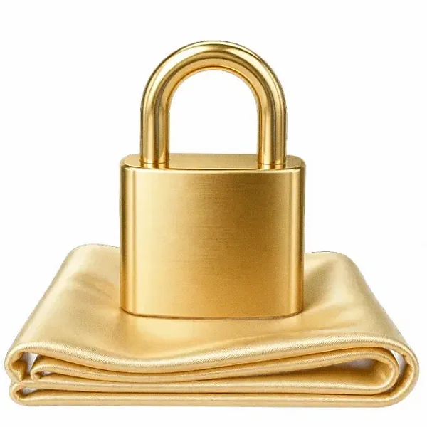 Padlock on folded cloth — Incognito